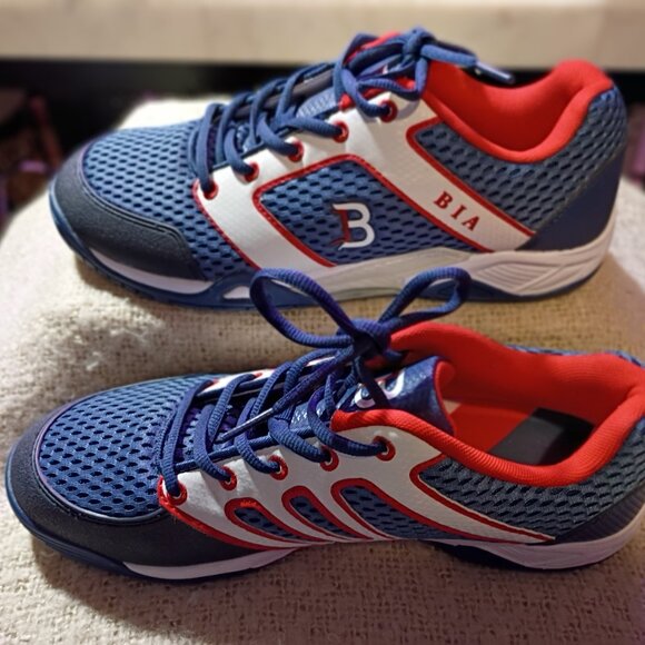NWOB/Bia Force X, Blue, Red, White, Lace-Up, Men Size 11, Athletic Shoes main image 4
